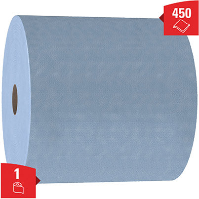 WypAll X90 Power Clean 12889  Cleaning Cloths Roll 144m