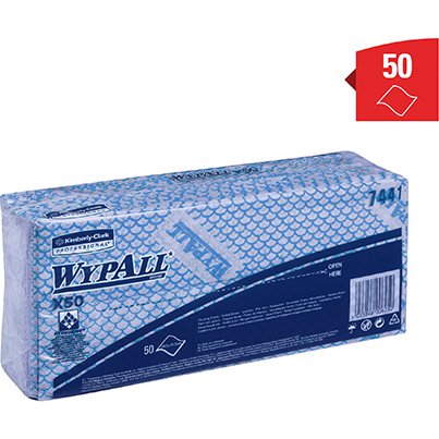 Kimberly-Clark WypAll X50 7441 Cleaning Cloths Pack (Box of 6)