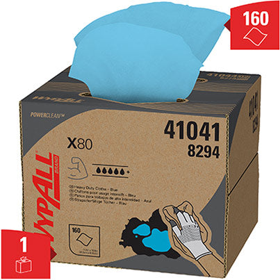 WypAll X80 Power Clean 8294 Cleaning Cloths in BRAG Box