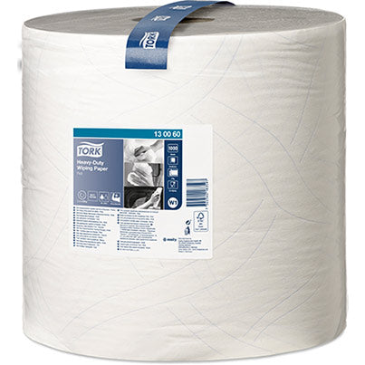 W1 Heavy-Duty Wiping Paper Towel Roll 340m