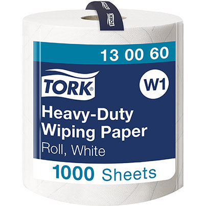 W1 Heavy-Duty Wiping Paper Towel Roll 340m