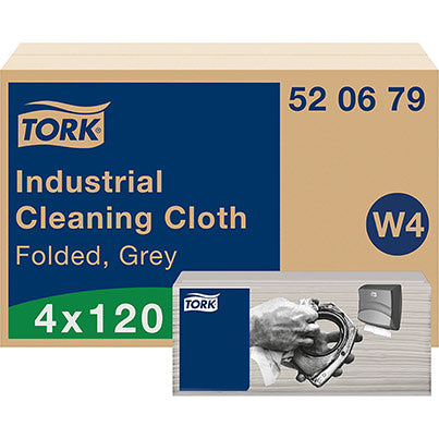 W4  Folded Industrial Cleaning Cloths Pack (Box of 4)
