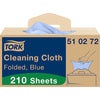 Tork W7 Folded Cleaning Cloths Roll in Handy-Box 80m