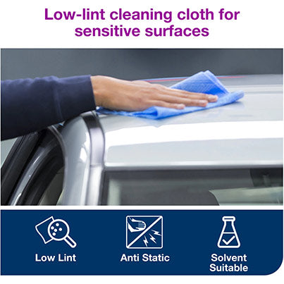 W4 Folded Industrial Low-Linting Cleaning Cloths Pack (Box of 5)