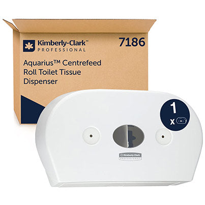 Kimberly-Clark Aquarius 7186 Mini Twin Centrefeed Dispenser