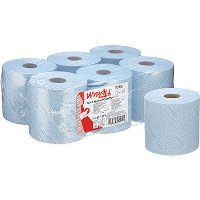 WypAll L10 EXTRA 7255 Centrefeed Roll (Case of 6)