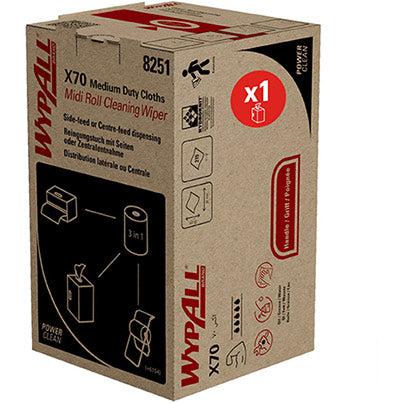 Kimberly-Clark WypAll X70 Power Clean 8251 Roll
