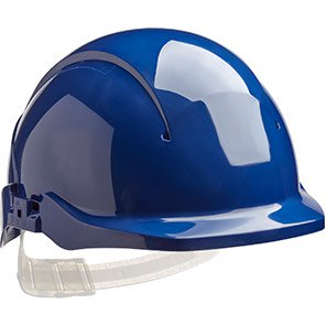 Concept Unvented Reduced-Peak Slip-Ratchet Safety Helmet
