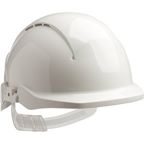 Concept Vented Reduced-Peak Slip-Ratchet Safety Helmet