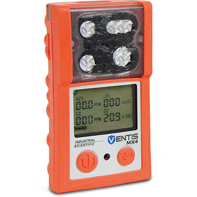 Industrial Scientific Ventis MX4 Gas Detector (LEL Pentane, CO, H2S, O2)