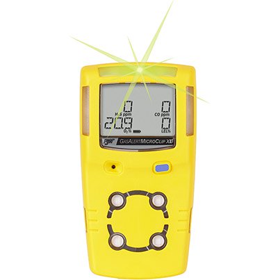 Honeywell BW MicroClip XL Multi-Gas Detector (H2S, CO, O2, % LEL)