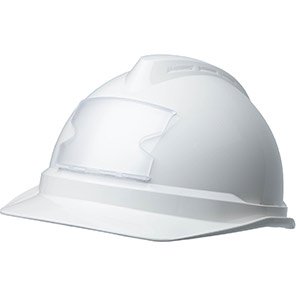 V-Gard 500 Unvented Push-Key Safety Helmet with Badge Holder