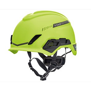 V-Gard H1 Trivent Hi-Vis Vented Wheel-Ratchet Safety Helmet