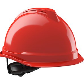 V-Gard 520 Unvented Wheel-Ratchet Safety Helmet