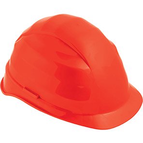 Rockman E6 Unvented HDPE Slip-Ratchet Safety Helmet