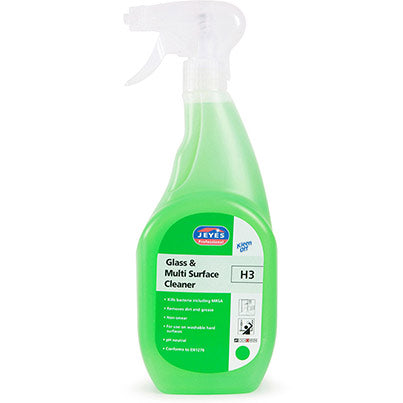 Jeyes Professional H3 Glass and Surface Spray 750ml