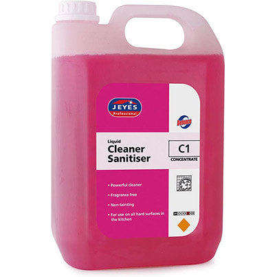 Jeyes Professional C1 Cleaner and Sanitiser Spray 5L
