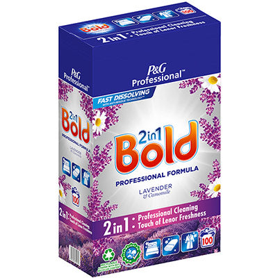Bold Professional Lavender & Camomile 2-in-1 Washing Powder 6.5kg (100 Washes)