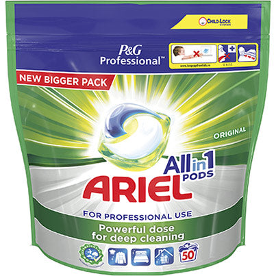 Ariel Original All-in-1 Laundry Pods (Case of 100)
