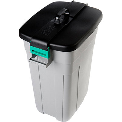 Addis Grey 90L Grey Bin Lockable Lid