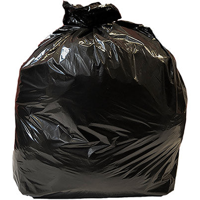 The Green Sack Black 60L Light-Duty Bin Bag Roll (Box of 24)