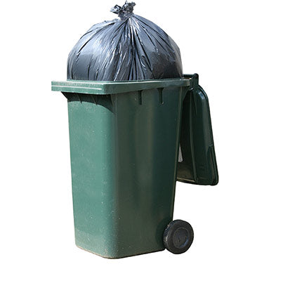 BPI Refuse Black 240L Medium-Duty Wheelie Bin Bag (Box of 100)