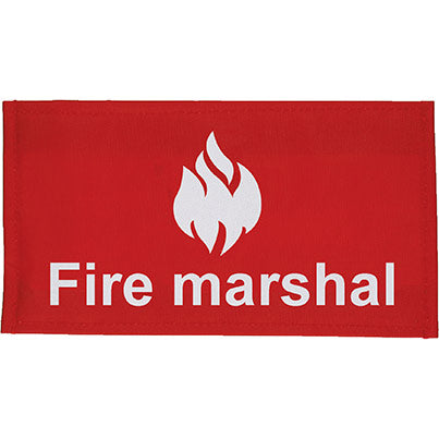 Spectrum Industrial Hi-Vis Red Fire Marshal Armband