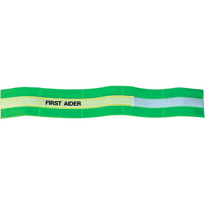 Spectrum Industrial Hi-Vis Green First Aider Armband