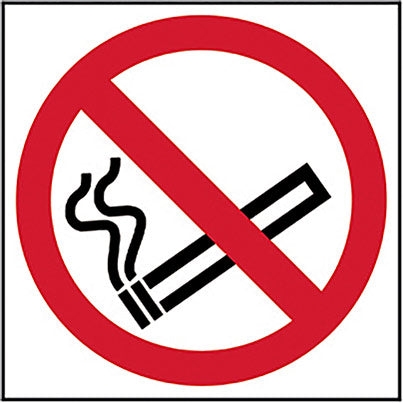 Self-Adhesive Vinyl No Smoking Sign