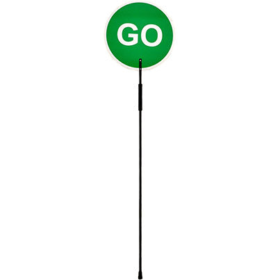 "Stop/Go" Lollipop Sign