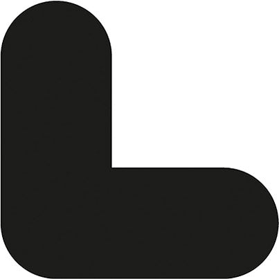 L Symbol Floor Graphic 200mm x 200mm (Pack of 10)