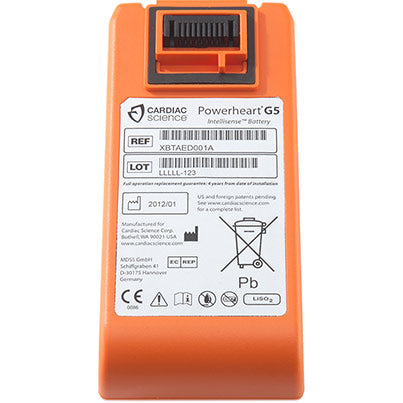 Cardiac Science Powerheart G5 Defibrillator Battery