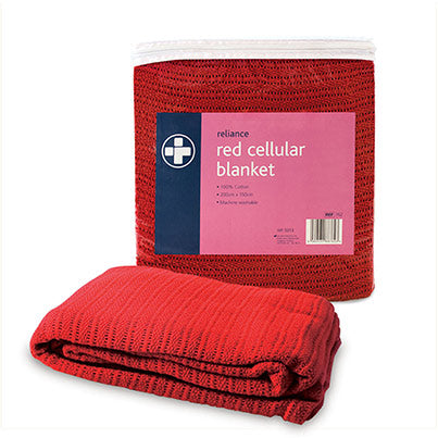 Reliance Medical Red Cellular Blanket