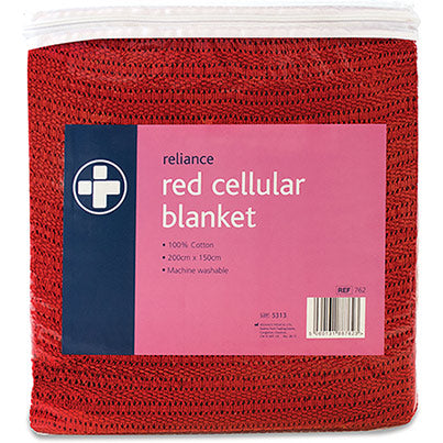 Reliance Medical Red Cellular Blanket