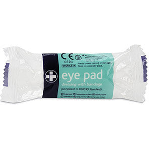Reliance Medical Sterile Eye Pad Dressing with Bandage