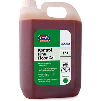 Jeyes Professional Kontrol F93 Pine Floor Cleaner Gel 5L
