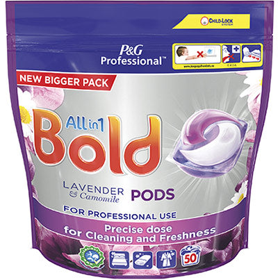 Bold All-in-1 Lavender and Camomile Laundry Pods (Case of 100)
