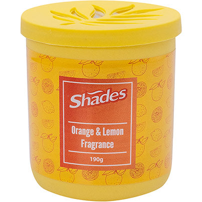 NEW Shades Citrus Squeeze Gel Air Freshener 190g (Pack of 12)