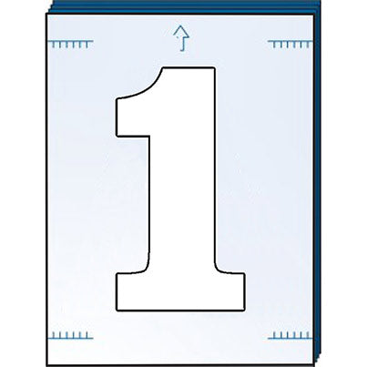 Polyester 0-9 Numbers Stencil Set