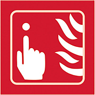 Taktyle Self-Adhesive Fire Alarm Braille Sign 150mm x 150mm