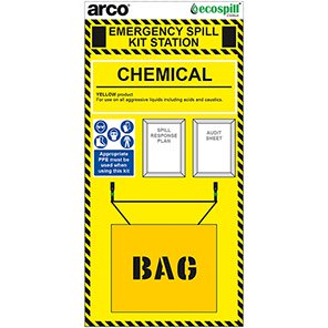90L Chemical Spill Kit Holdall Station Board