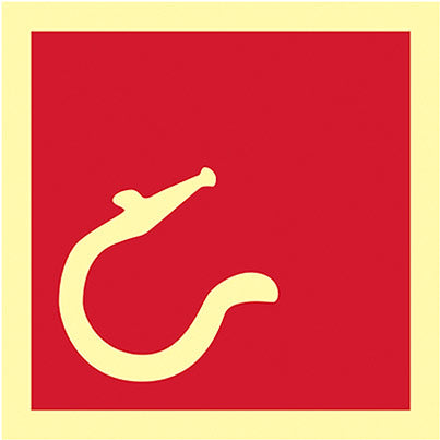 Self-Adhesive Vinyl Photoluminescent Hose Box With Spray Set Sign 150mm