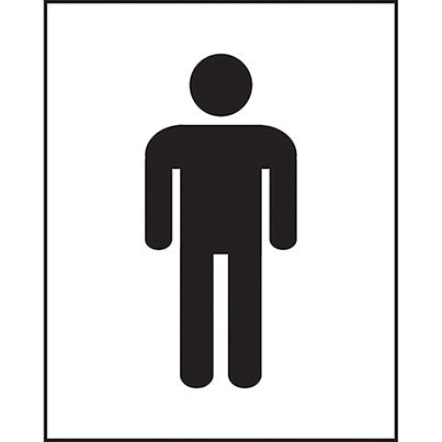 PVC Men’s Toilet Sign
