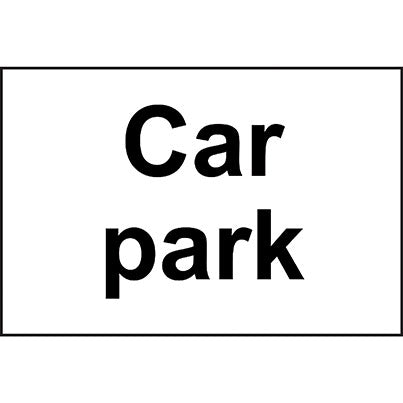 PVC "Car Park" Sign 300mm x 200mm