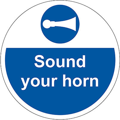 Slip-Resistant Laminate "Sound Your Horn" Floor Graphic 400mm