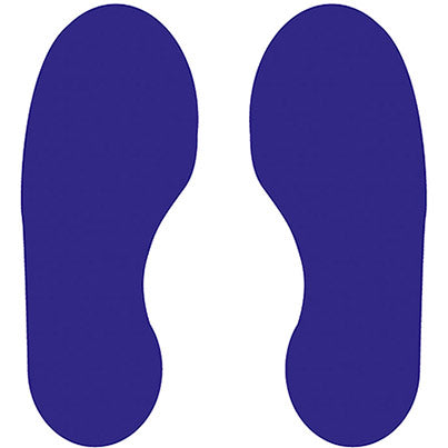 Footprints Floor Graphic 300mm x 100mm (Pack of 10)