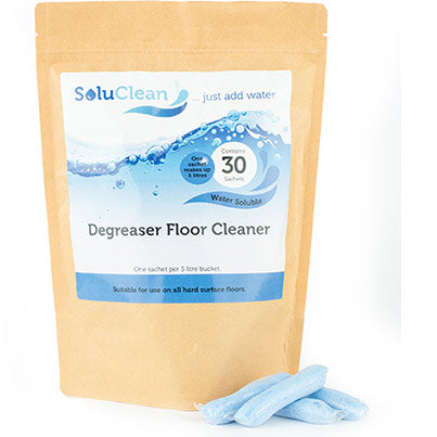 SoluPak SoluClean Degreaser Floor Cleaner Mini Sachets (Pack of 30)