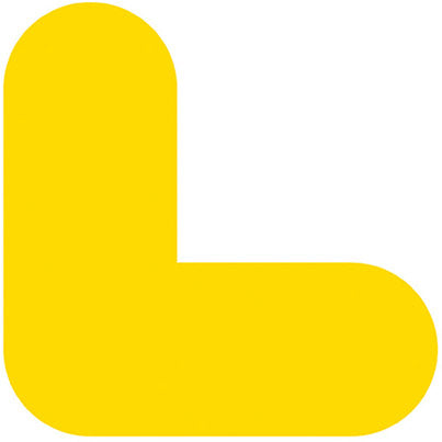 L Symbol Floor Graphic 200mm x 200mm (Pack of 10)