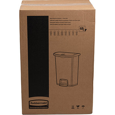 Rubbermaid Slim Jim 68L Pedal Bin