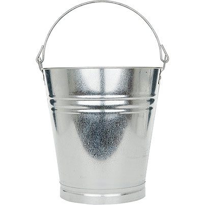 Silver 9L Galvanised Bucket